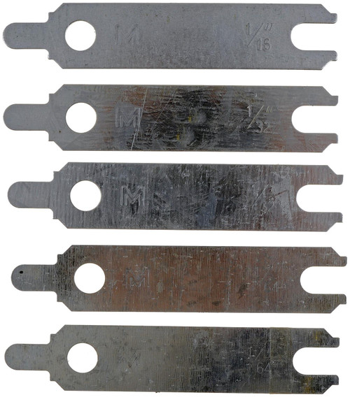 Starter Alignment Shim, (1) 1/64, (2) 1/32 and (2) 1/16 In. | DOR02336