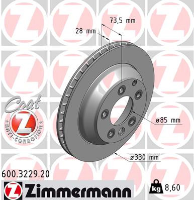 Coat Z Brake Rotor | ZIM600.3229.20