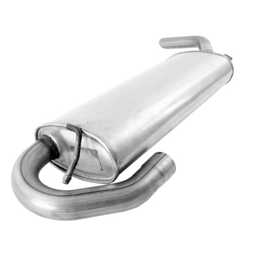 Quiet-Flow SS Direct Fit Exhaust Muffler Assembly 2.5" Inlet (ID) 2.5" Outlet (OD) | WEX50064