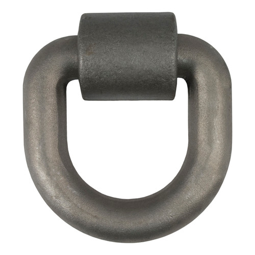 3" x 3" Weld-On Tie-Down D-Ring (15,587 lbs, Raw Steel) | CRT83770