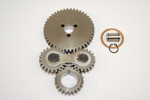 Dual Gear Drive Timing Set; Converts Timing Chain To Gears; Dual Idler; Noisy; Incl. Steel Alloy Gears/Axial Needle/Cage Thrust Brgs/Bronze Bushings/Assy Lube/Threadlocker. | 51P0130201
