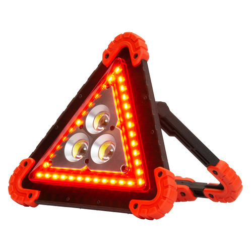 Triangular Safety Light, White Light, Red Light, Red Flasher, USB Cable, 900 Lm, 9W | BRI791109R