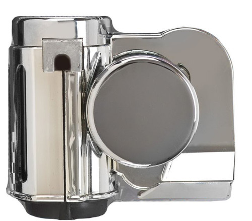 BAD BOY CHROME- One Piece Compact Chrome Air Horn with Chrome Compressor & Diaphragm Covers. Designed For Easy Replacement of O.E. Horn Two (2) Trumpet Sound Extra Loud Sound with 12 Volt Heavy-Duty Compressor. Patented in US & Foreign Coun | WOL519