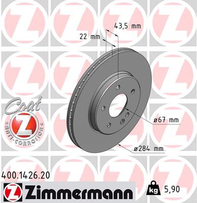 Coat Z Brake Rotor | ZIM400.1426.20