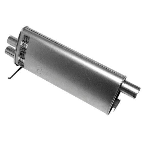 Quiet-Flow SS Direct Fit Exhaust Muffler Assembly 2.5" Inlet (ID) 2" Outlet (ID) | WEX43299