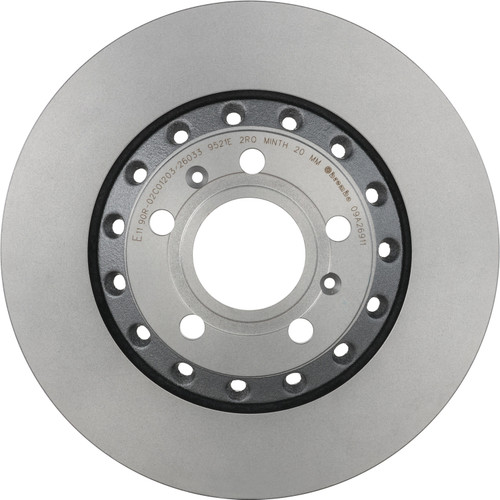 Premium Coated Vented Rear Disc Brake Rotor | BBB09.A269.11