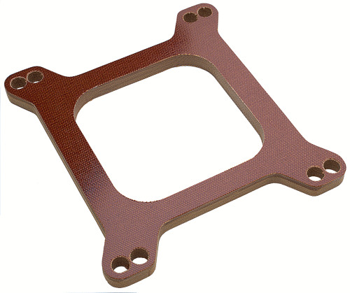 3/8" Holley/AFB 4BBL Spacer - Open- Canvas Phenolic Carburetor Spacer | 5182444
