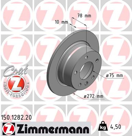 Coat Z Brake Rotor | ZIM150.1282.20