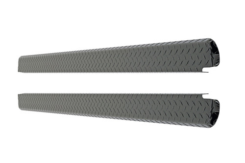 Bed Cap Wrap Black-Tread Aluminum | DZ1DZ21999B