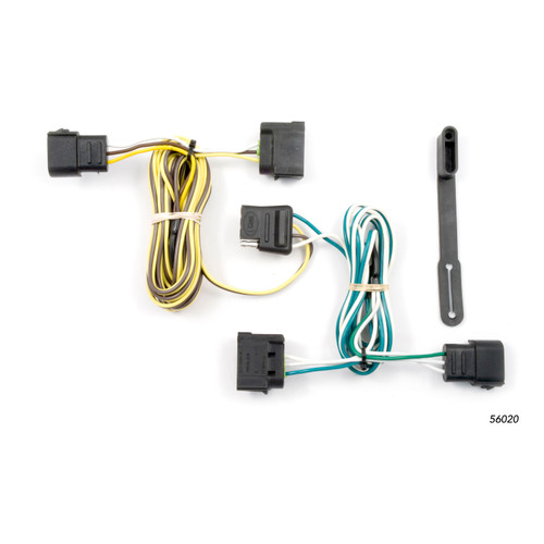 Custom Wiring, 4-Way Flat Output, Select Ford E-150, E-250, E-350 Super Duty | CRT56020