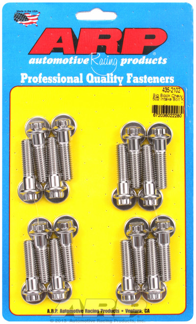 502 Stainless Steel 12pt intake manifold bolt kit | 913435-2102