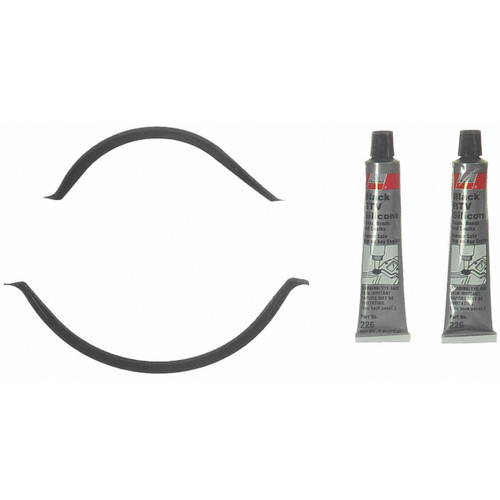 Engine Oil Pan Gasket Set RTV Black silicone w/Rubber end seals | 557OS 30591