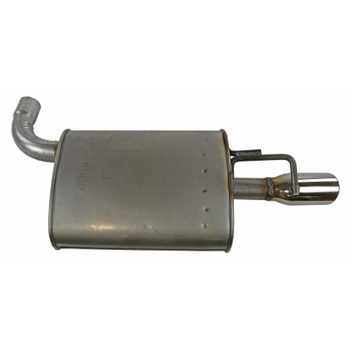 Quiet-Flow SS Direct Fit Exhaust Muffler Assembly 2.25" Inlet (ID) 3" Outlet (OD) | WEX73038