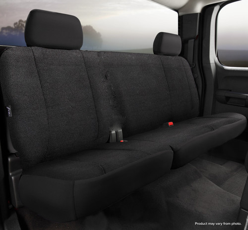 TR40 Series - Wrangler Saddleblanket Custom Fit Rear Seat Cover - Solid Black | 947TRS42-36 BLACK