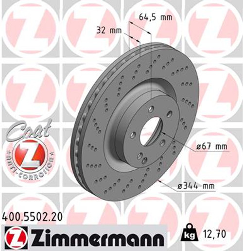 Coat Z Brake Rotor | ZIM400.5502.20