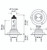 H7 24V Standard Series Halogen Light Bulb - Qty 1 | HELH7 24V