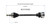 Audi, Volkswagen (2.8) CV Axle Assembly  - Front Left | GSPNCV72052