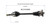 89-94 Nissan 240SX CV Axle Assembly  - Rear Right | GSPNCV53990