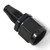 6AN 2-Piece Straight Swivel Hose End Without Socket With Black Finish | RUS615023