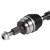 Extended Travel Dodge, Ram (4WD) CV Axle Assembly  - Front | GSPNCV12184XDP