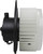 Flanged Vented CW Blower Motor w/ Wheel | 4SE76909