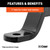 Dual-Length Ball Mount (2" Shank, 7,500 lbs., 4" Drop, 8-1/8" or 11-1/8" Long) | CRT45230