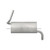 Quiet-Flow SS Direct Fit Exhaust Muffler Assembly 2" Inlet (ID) 2.25" Outlet (OD) | WEX50079