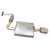 Quiet-Flow SS Direct Fit Exhaust Muffler Assembly 3" Outlet (OD) | WEX54877