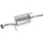 Quiet-Flow SS Direct Fit Exhaust Muffler Assembly 1.75" Inlet (OD) 1.75" Outlet (OD) | WEX53043
