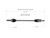 Mitsubishi (1.5, 2.4, 3.0) CV Axle Assembly  - Rear Right | GSPNCV10154