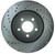 Select Sport Drilled and Slotted Brake Rotor, Front Left | STE227.61086L