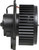 Flanged Vented CCW Blower Motor w/ Wheel | 4SE35201