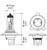 H4 24V Standard Series Halogen Light Bulb - Qty 1 | HELH4 24V