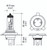 H4 100/55W High Wattage Series Halogen Light Bulb - Qty 1 | HELH4 100/55W