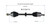 09-14 Acura TSX (2.4) CV Axle Assembly  - Front Left | GSPNCV36115