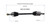 Acura, Honda CV Axle Assembly  - Front Left | GSPNCV21552