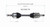 Lexus, Toyota CV Axle Assembly  - Front | GSPNCV69170
