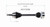 Volkswagen CV Axle Assembly  - Front Left | GSPNCV72098