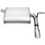 Quiet-Flow SS Direct Fit Exhaust Muffler Assembly 2" Inlet (OD) 3" Outlet (OD) | WEX52468