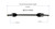 Ford, Lincoln (3.5, 3.7) CV Axle Assembly  - Rear Left | GSPNCV11200