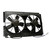 Mach Two Series Fan; 11 in. Dia.; Dual Fan; 26.5 in. Width x 15.75 in. Height; Straight Blade; Puller; 225W; 2760cfm; 22 Amp Draw; Black; Incl. Side Mounting Flanges; | MARMM22KS