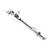 GM Key Column Shift Column: 1" DD, 33" length w/NSS, Polished | FLAFR30101SS