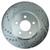 Select Sport Drilled and Slotted Brake Rotor, Front Right | STE227.61086R