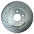 Select Sport Drilled and Slotted Brake Rotor, Front Right | STE227.61086R