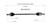 01-06 Honda Insight CV Axle Assembly  - Front Right | GSPNCV36107