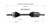 Chevrolet, Geo, Toyota CV Axle Assembly  - Front Left | GSPNCV69517