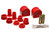 Sway Bar Bushing Set, Red, Incl. End Link Bushings, Bar Dia. 26mm, Performance Polyurethane | 3063.5154R