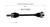 13-17 Cadillac ATS (2.0, 2.5, 3.6) CV Axle Assembly  - Rear Left | GSPNCV10280