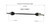 Chrysler, Dodge, Ram, Volkswagen... CV Axle Assembly  - Front Right | GSPNCV12501