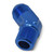 4AN 45 Degree Flare To 1/8" Pipe Adapter Fitting With Blue Finish | RUS660940